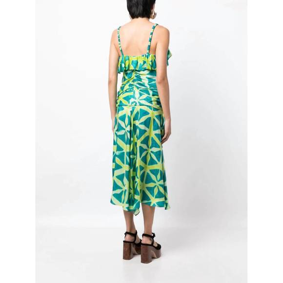 NEW ULLA JOHNSON zoya dress in citrine - Picture 3 of 5